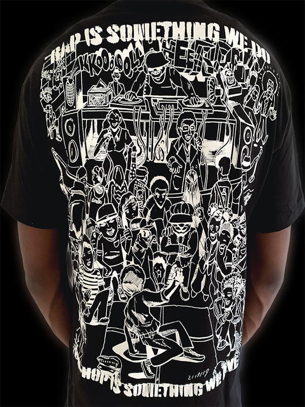 Official "Rap Is Somthing We Do, Hip Hop Is Somthing We Live" Tee