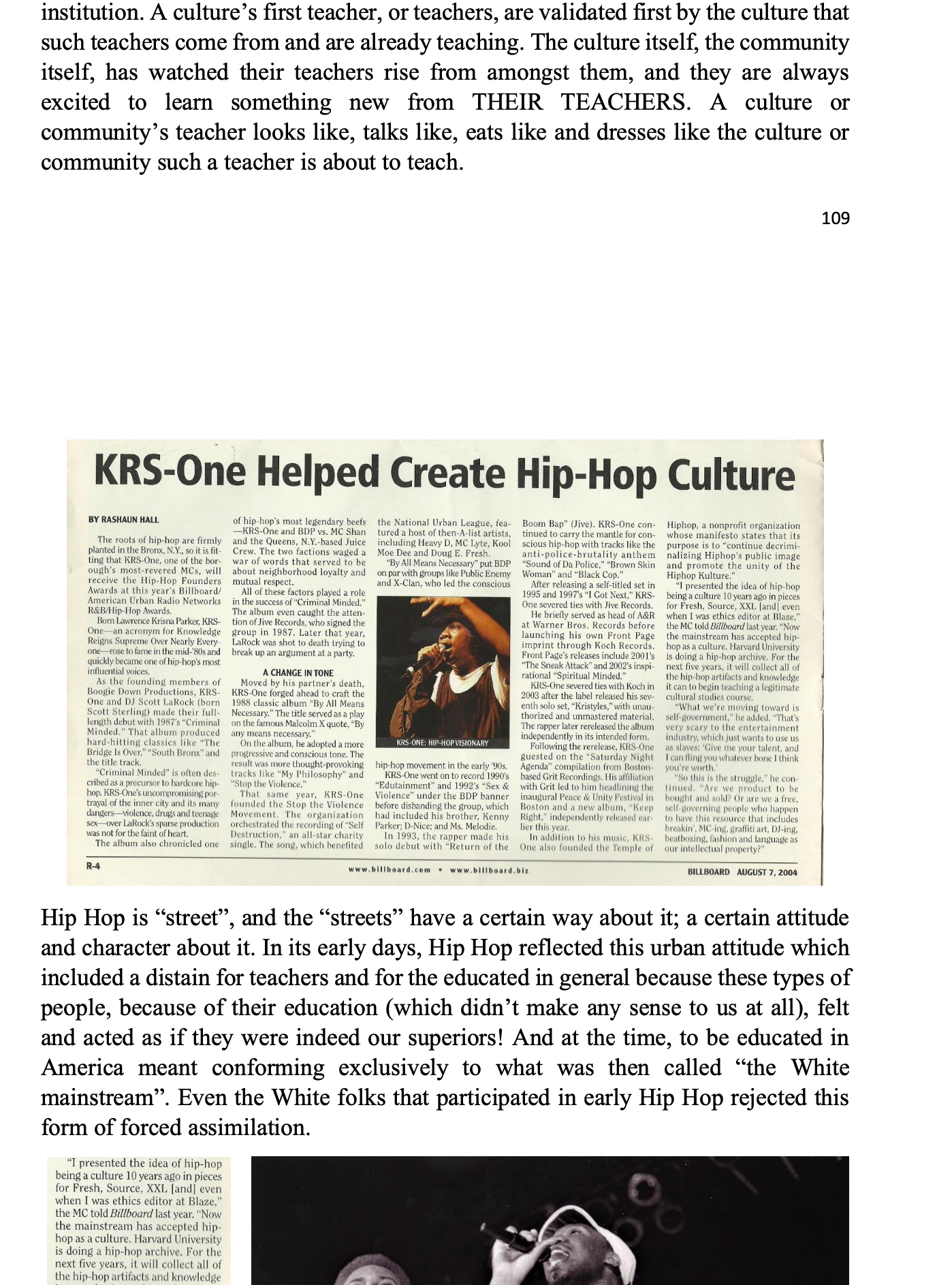 E-Book: An Introduction To Hip Hop | By, KRS-One.